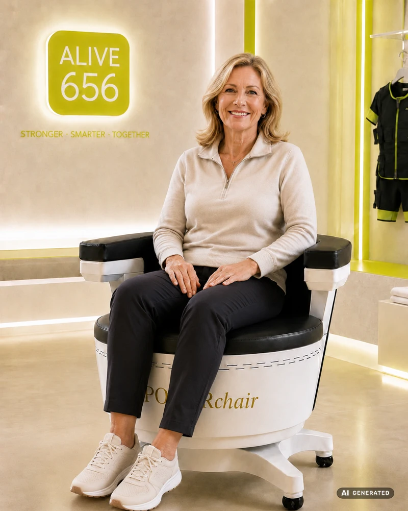 POWERchair mit Kundin in Wien 1090 - ALIVE 656